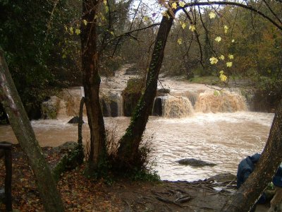 Le cascate di
Monte Gelato
(39814 bytes)